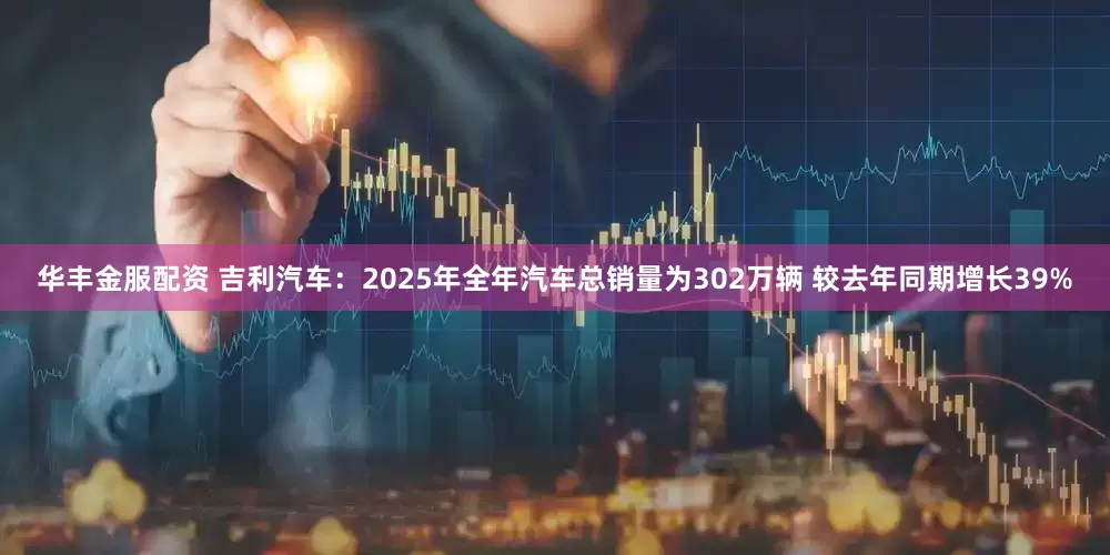 华丰金服配资 吉利汽车：2025年全年汽车总销量为302万辆 较去年同期增长39%